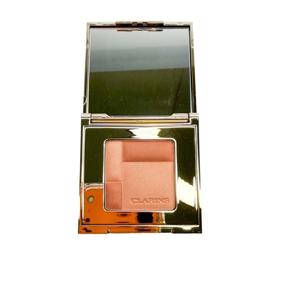 Clarins Blush Prodige 02 Soft Peach‎ Illuminating Cheek Colour Gold Compact NWB
